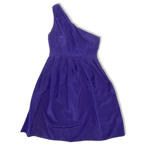 Thread Vintage 90s Purple One Shoulder Dress | Size 6 Cocktail - Picture 6 of 10